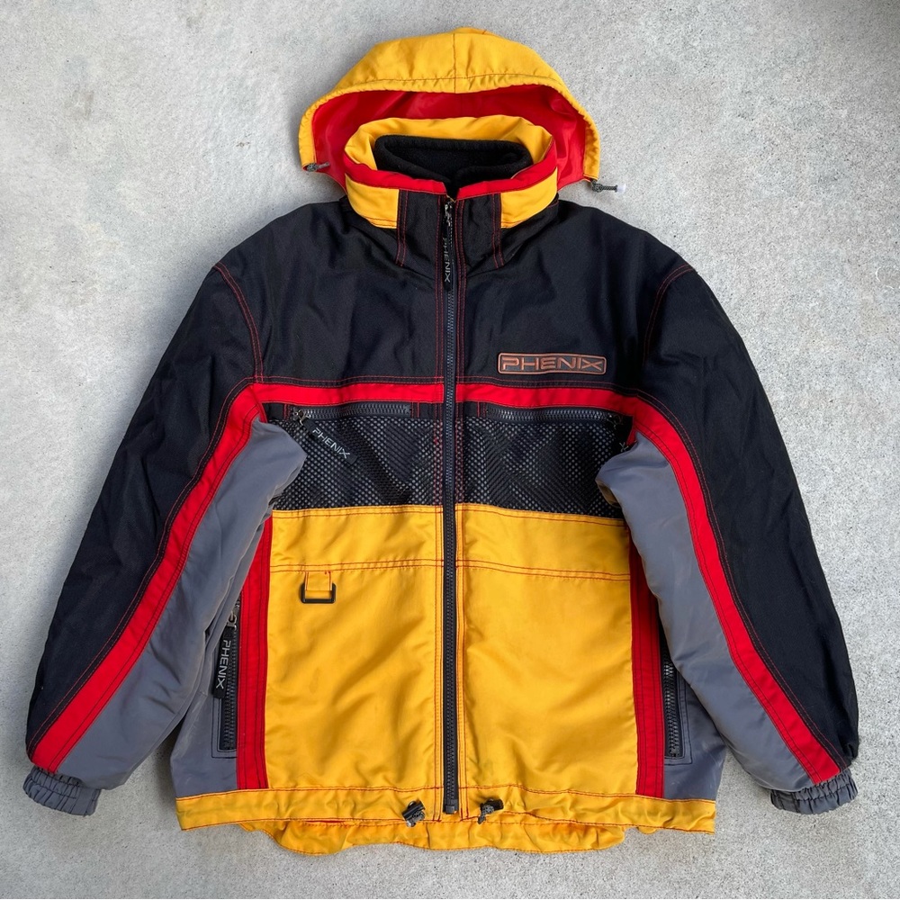 ⭐️ 5/$50 - Phenix yellow and black winter jacket - size M